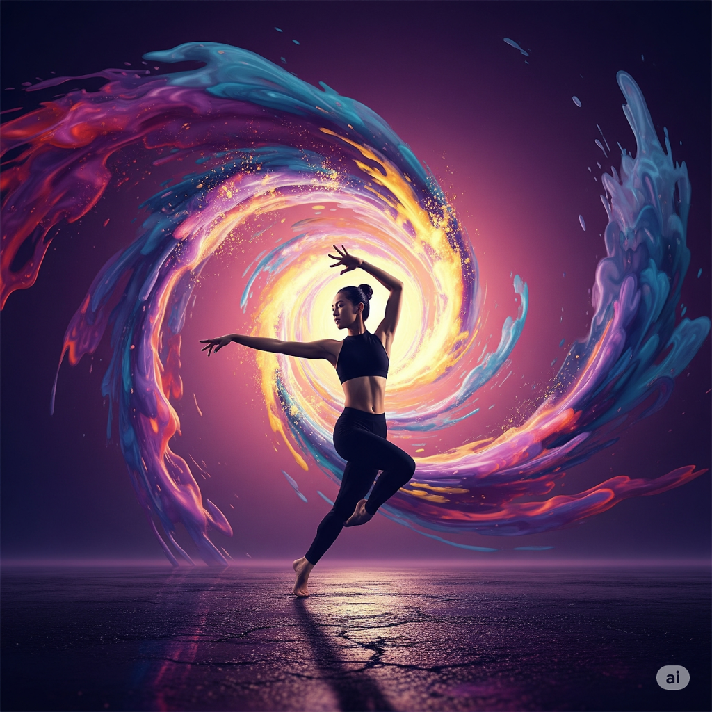 붉은색과 검은색이 주를 이루는 추상적인 이미지로, 카드, 칩, 빛 등의 요소가 역동적으로 배치되어 있어 긴장감과 열정적인 분위기를 연출합니다. An abstract image dominated by red and black, featuring dynamically arranged elements like cards, chips, and light to create a sense of tension and a passionate atmosphere.

